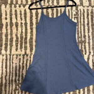 Blue dresses beach cover ups